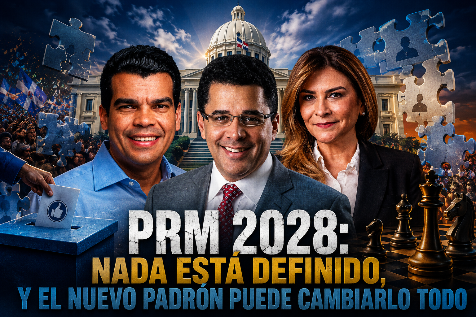 PRM 2028: nada está definido, y el nuevo padrón puede cambiarlo todo