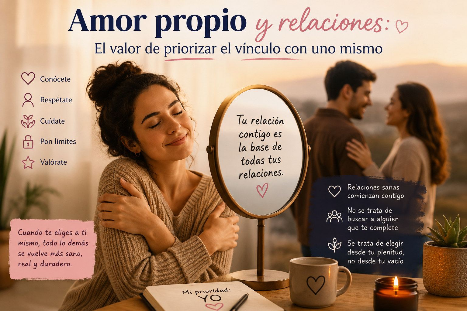 Amor propio y relaciones: El valor de priorizar el vínculo con uno mismo
