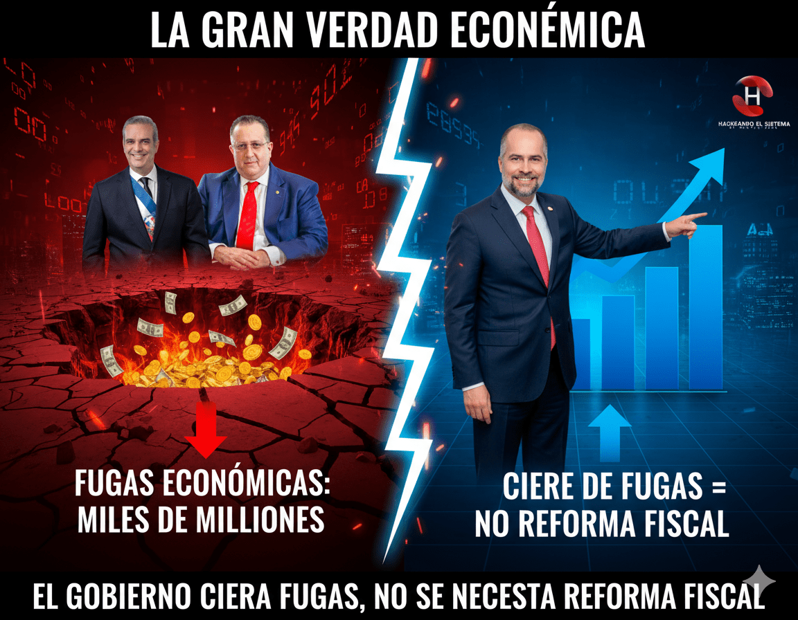 La Gran Verdad Económica de República Dominicana: Si el Gobierno Cerrara las Fugas, No Habría Que Hablar de Reforma Fiscal