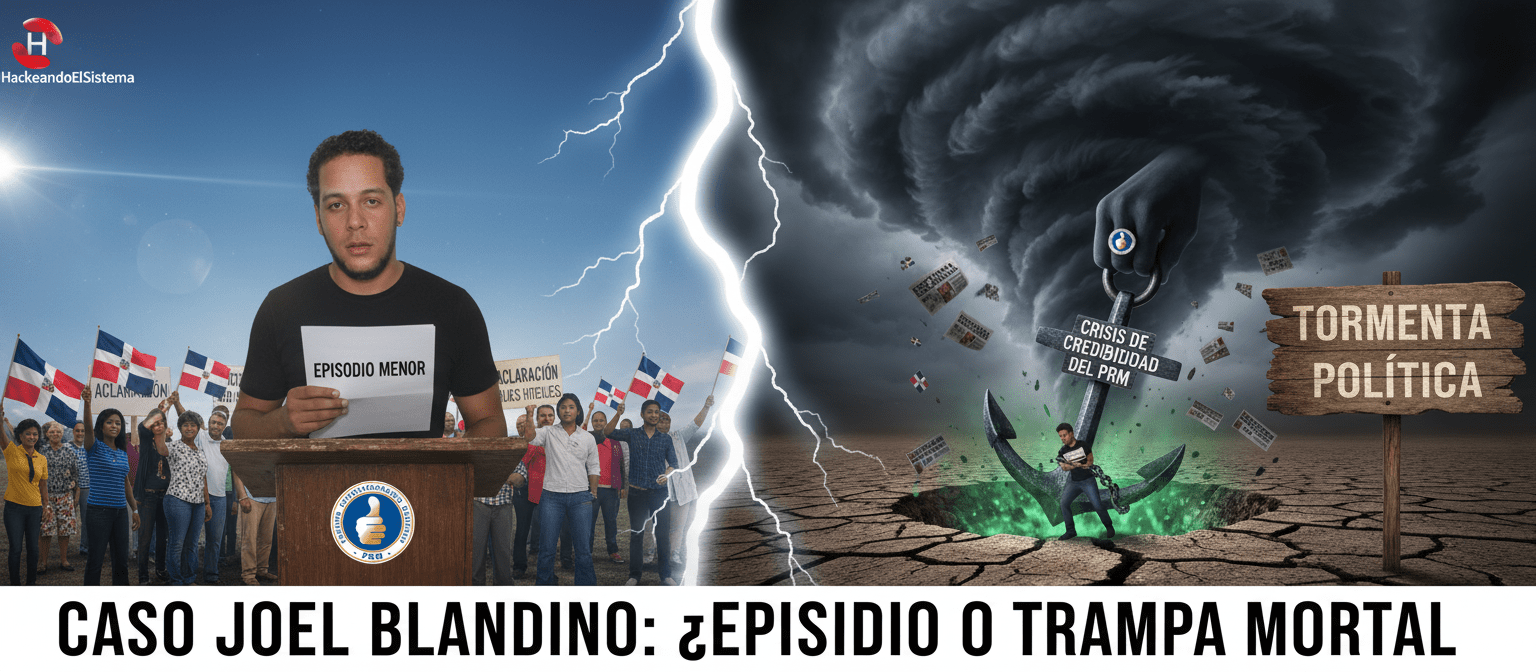El Caso Joel Blandino: Un Episodio Menor Convertido en Tormenta por la Crisis de Credibilidad del PRM