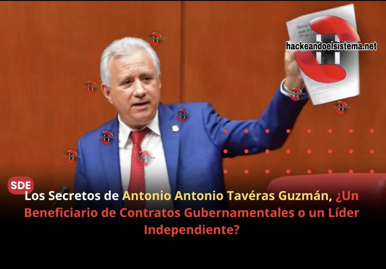 Los Secretos de Antonio Antonio Tavéras Guzmán, ¿Un Beneficiario de Contratos Gubernamentales o un Líder Independiente?