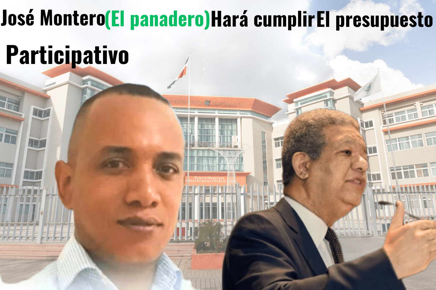 José Montero (El panadero) hará cumplir el presupuesto participativo