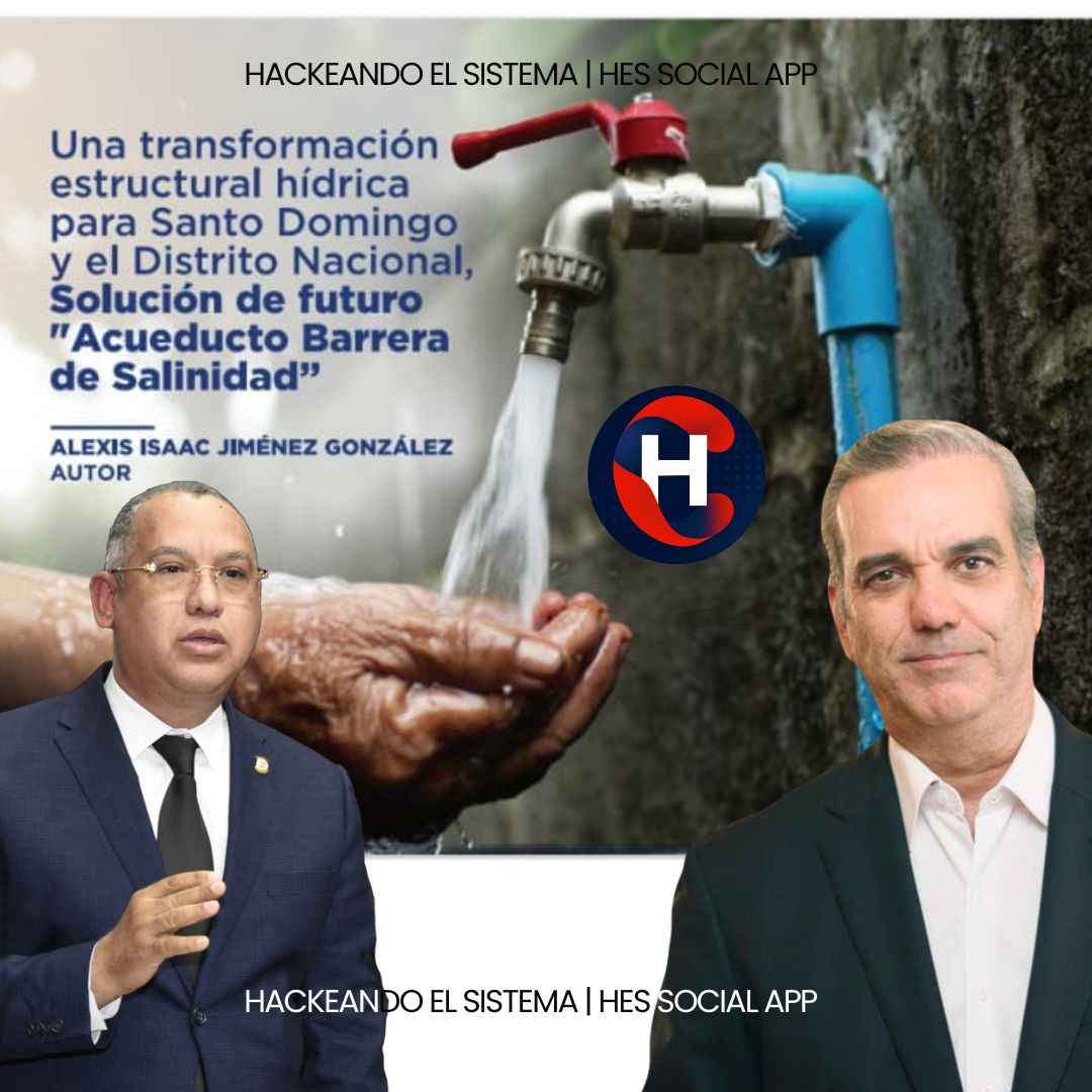 Una transformación estructural hídrica para Santo Domingo y el Distrito Nacional, Solución de futuro "Acueducto Barrera de Salinidad”