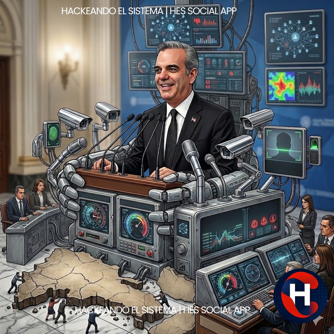 Abinader habla de libertad… mientras gobierna ampliando controles