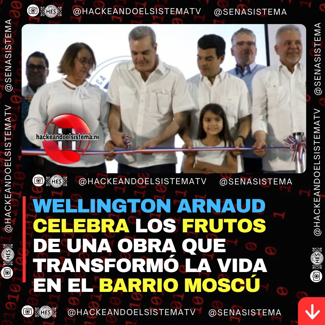 Wellington Arnaud celebra los frutos de una obra que transformó la vida en el barrio Moscú