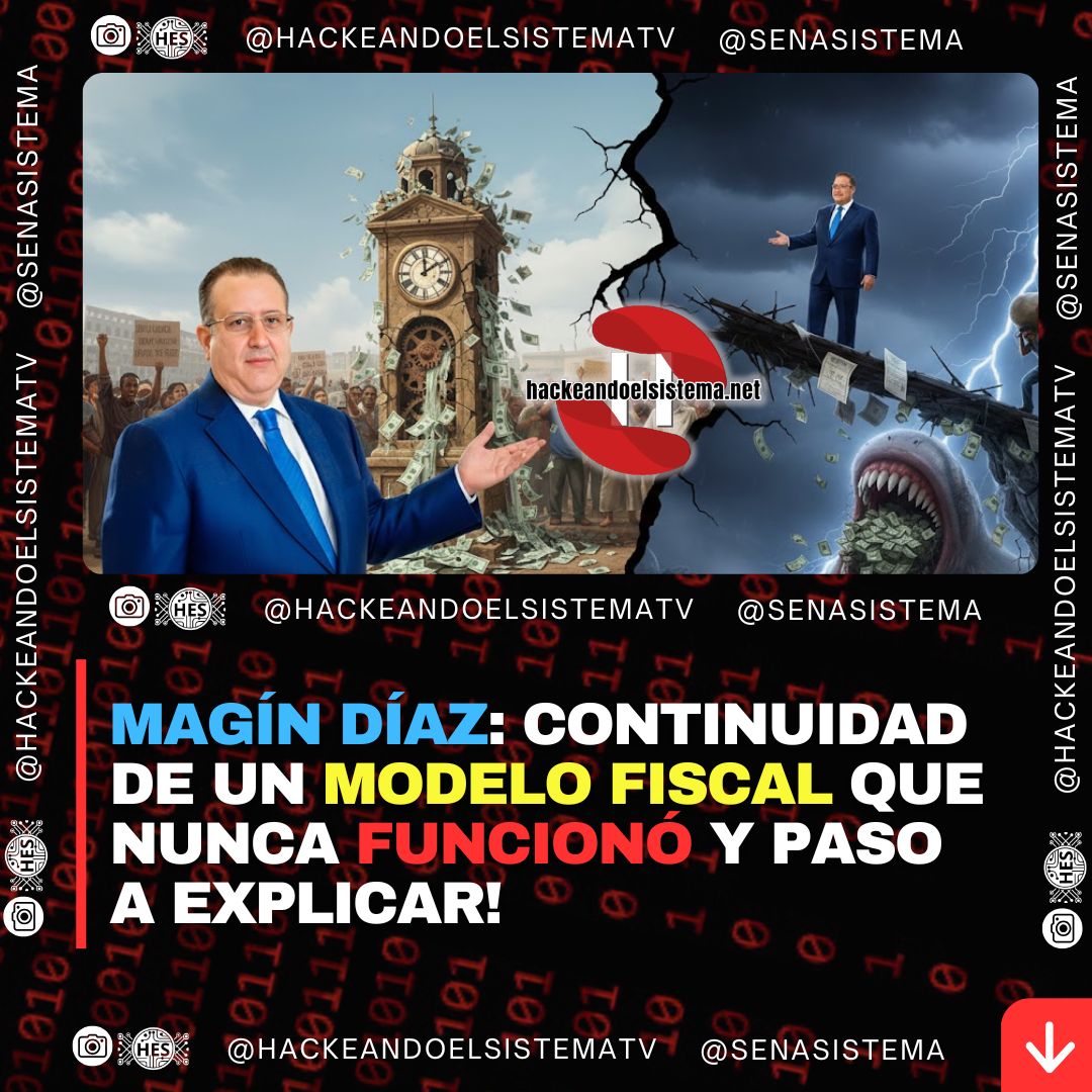 Magín Díaz: continuidad de un modelo fiscal que nunca funcionó y paso a explicar!