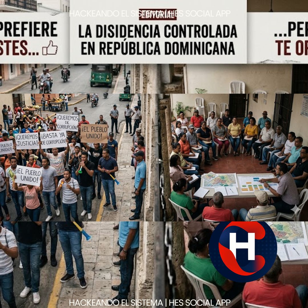 La disidencia controlada en República Dominicana: por qué el sistema prefiere que protestes… pero no que te organices