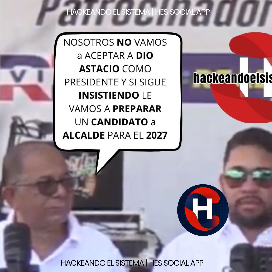 JORGE FRIAS: NOSOTROS NO VAMOS A ACEPTAR A DIO ASTACIO COMO PRESIDENTE DEL PRM Y SI SIGUE INSISTIENDO LE VAMOS A PREPARAR UN CANDIDATO ALCALDE PARA EL 2027
