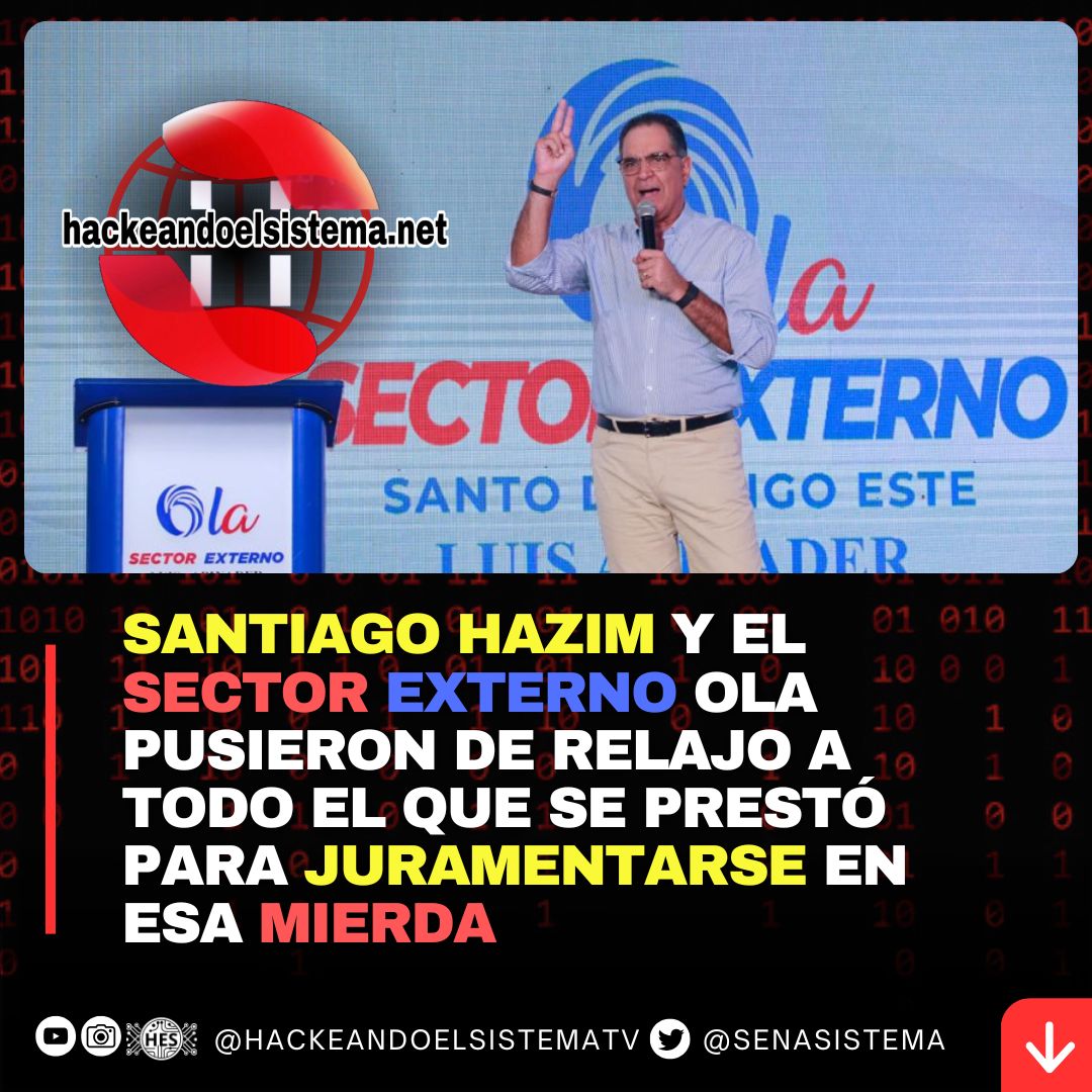 Santiago Hazim y el Sector Externo Ola pusieron de Relajo a todo el que se prestó para juramentarse en esa mierda