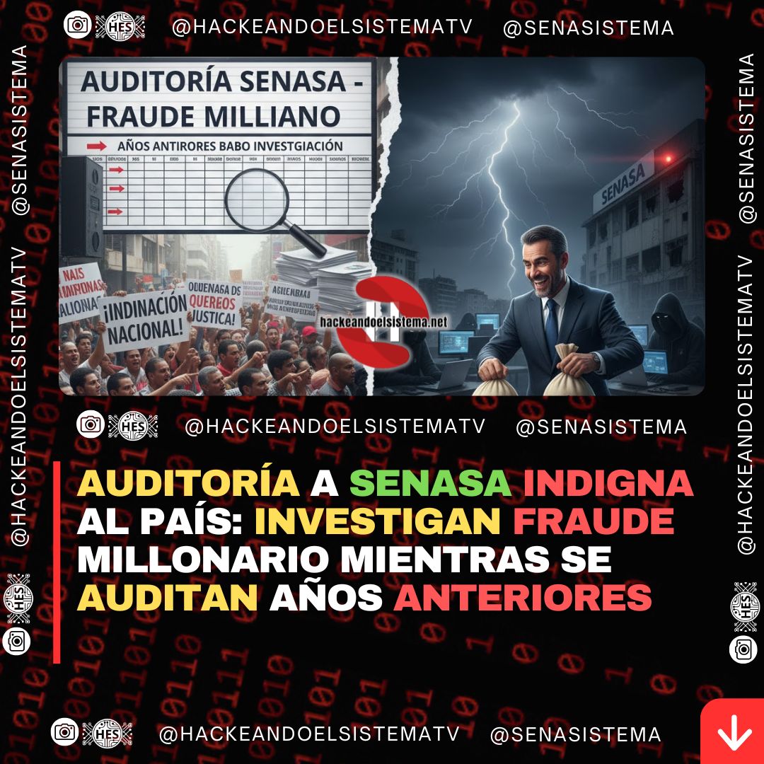 Auditoría a SENASA indigna al país: investigan fraude millonario mientras se auditan años anteriores