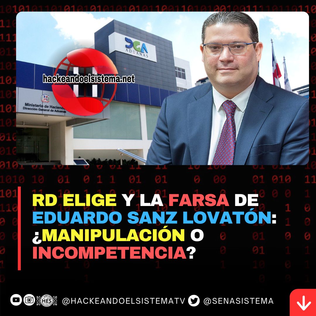 RD Elige y la farsa de Eduardo Sanz Lovatón: ¿Manipulación o incompetencia?