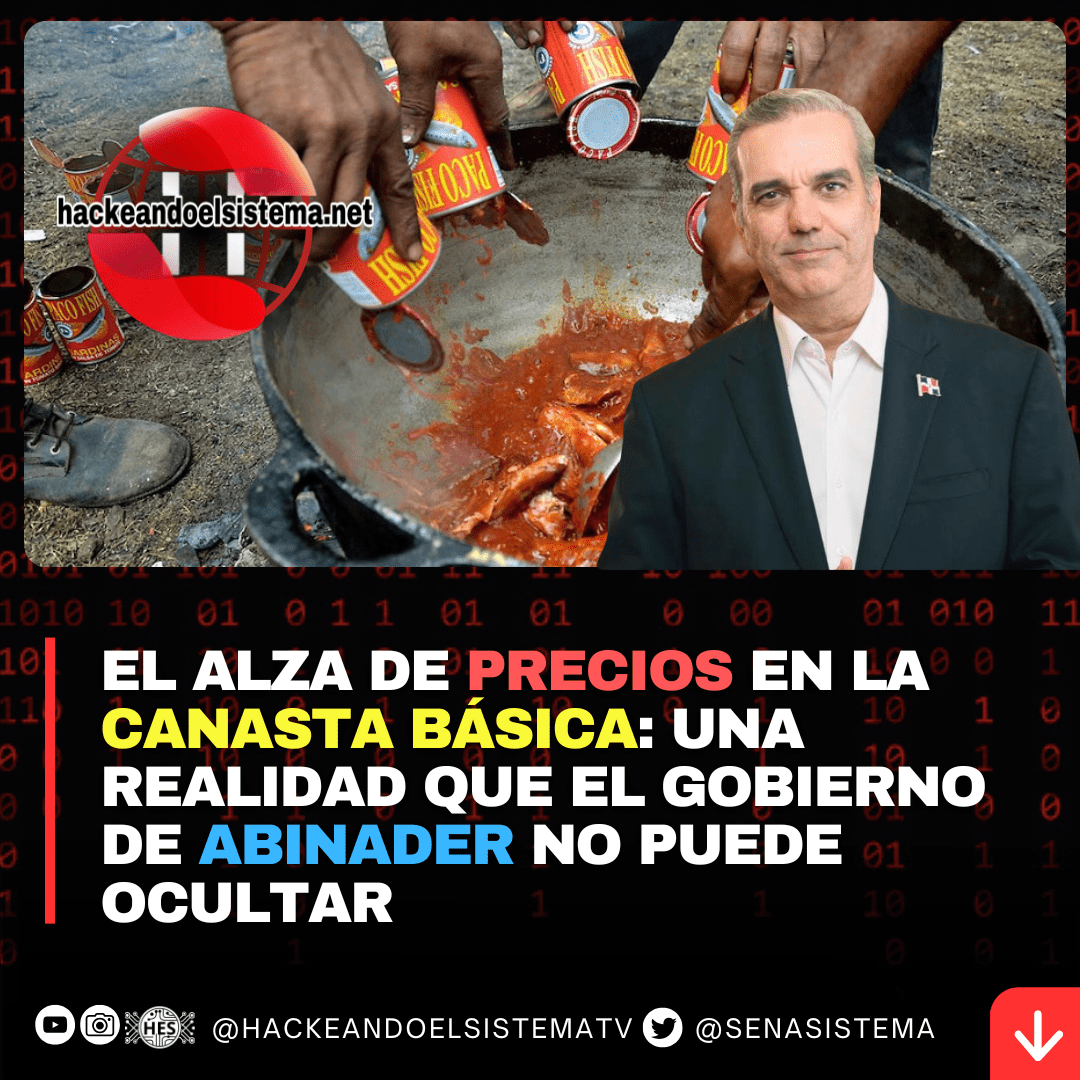 El alza de precios en la canasta básica: una realidad que el Gobierno de Abinader no puede ocultar