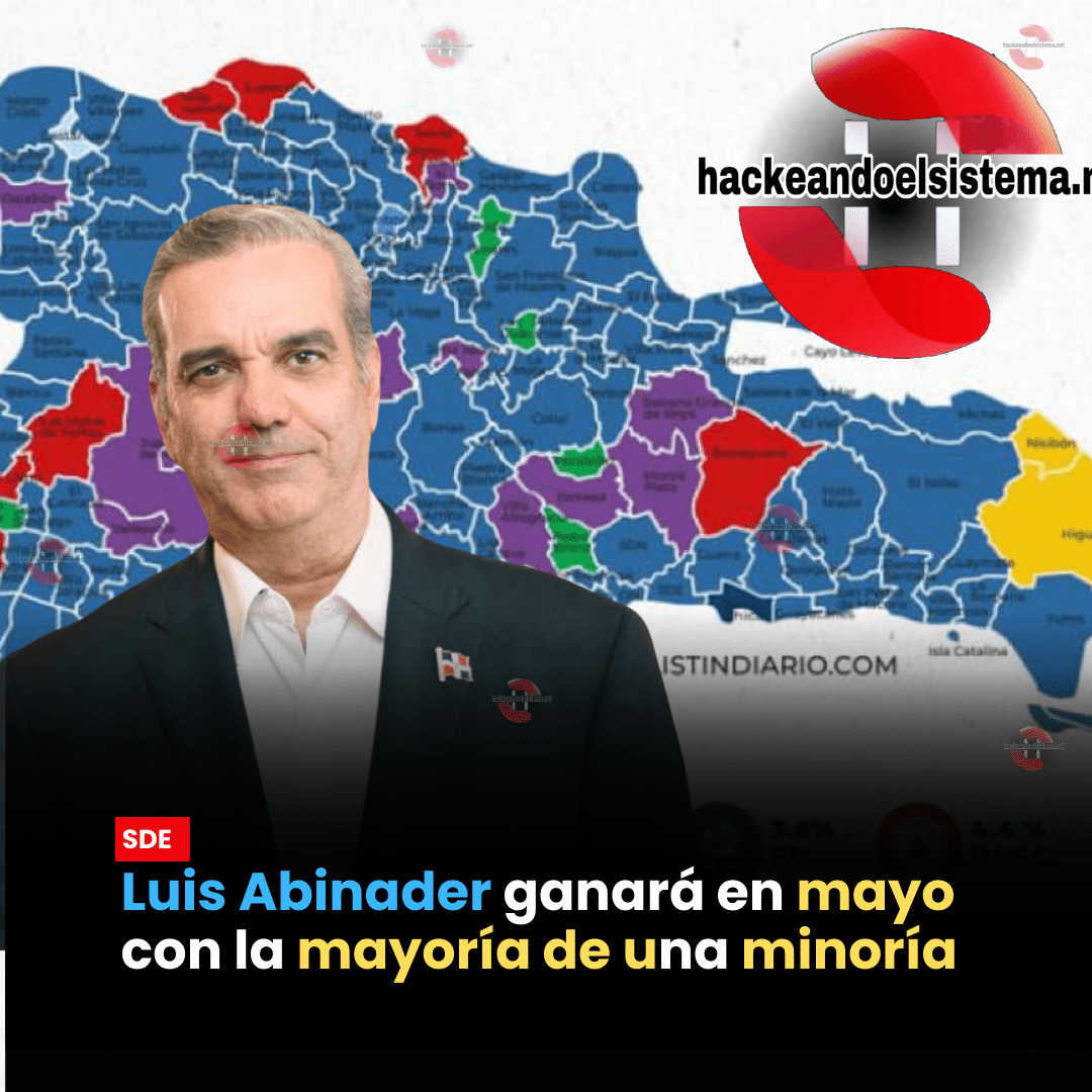 Luis Abinader ganará en mayo con la mayoría de una minoría