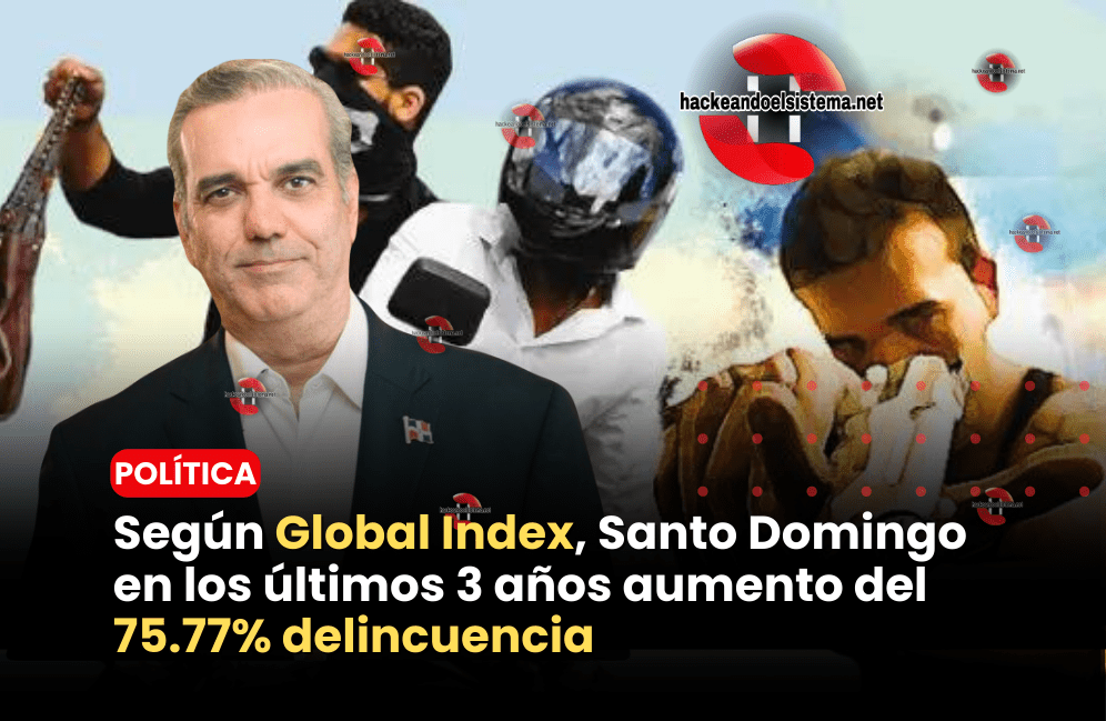 Según Global Index, Santo Domingo en los últimos 3 años aumento del 75.77% delincuencia