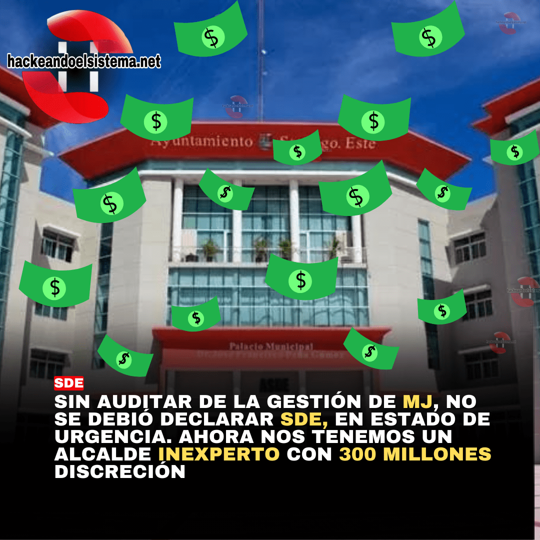 Sin auditar de la gestión de MJ, no se debió declarar SDE, en estado de urgencia. Ahora nos tenemos un alcalde inexperto con 300 millones discreción
