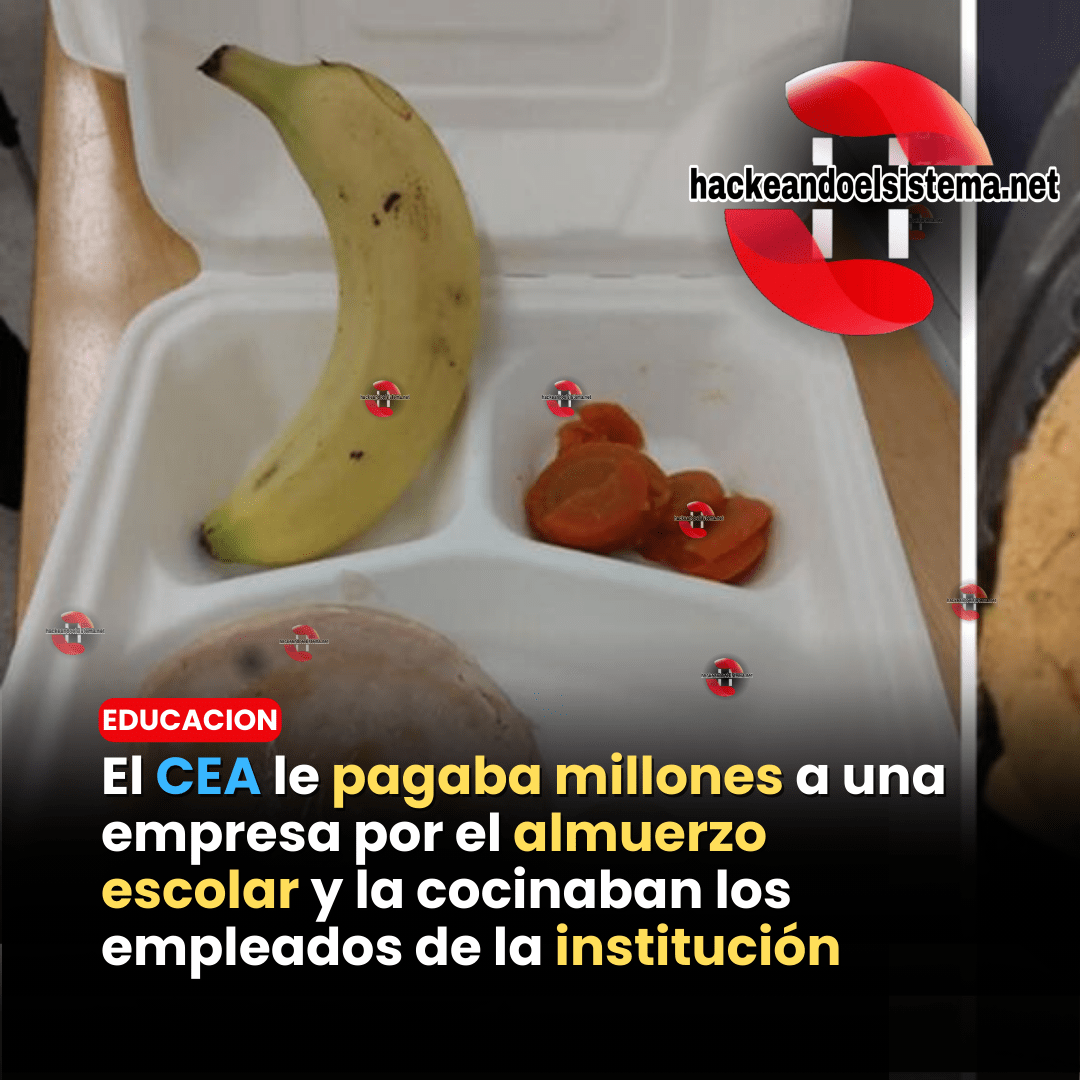 El CEA le pagaba millones a una empresa por el almuerzo escolar y la cocinaban los empleados de la institución