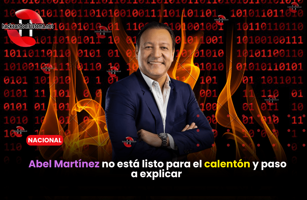 Abel Martínez no está listo para el calentón y paso a explicar