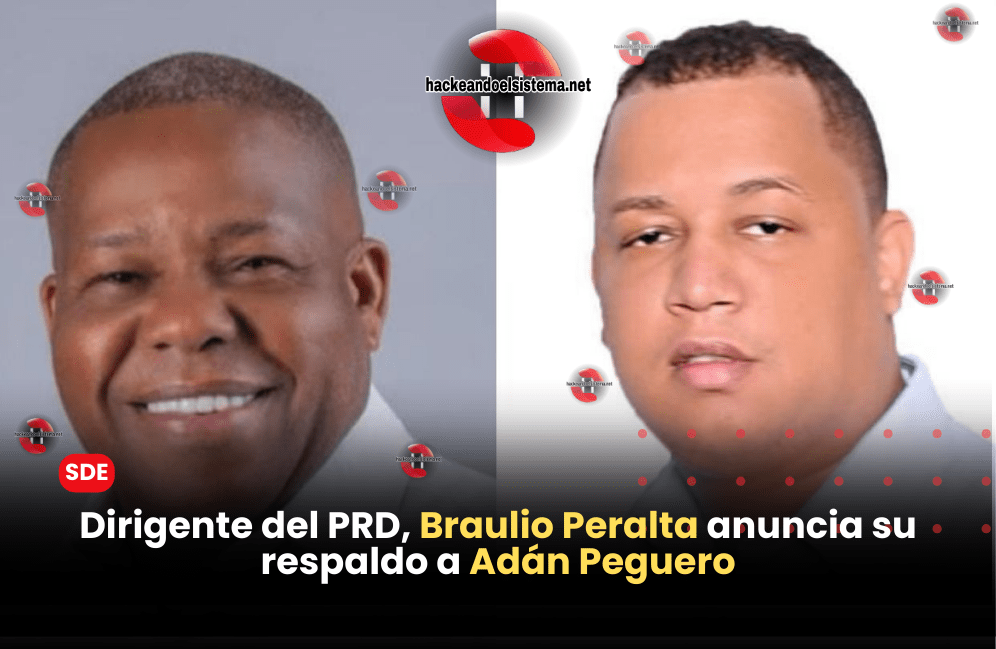 Dirigente del PRD, Braulio Peralta anuncia su respaldo a Adán Peguero