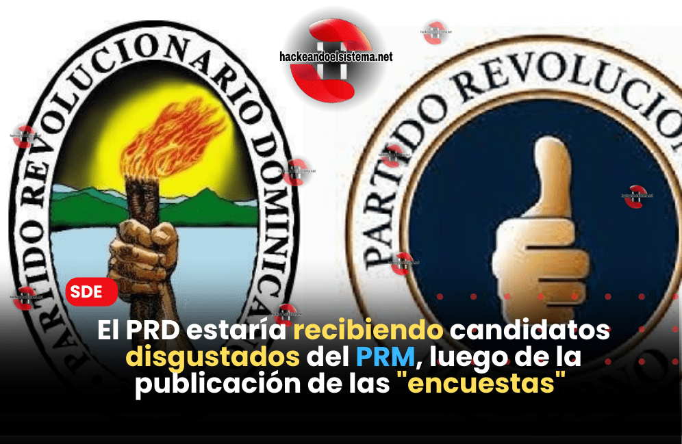 El PRD estaría recibiendo candidatos disgustados del PRM, luego de la publicación de las "encuestas"