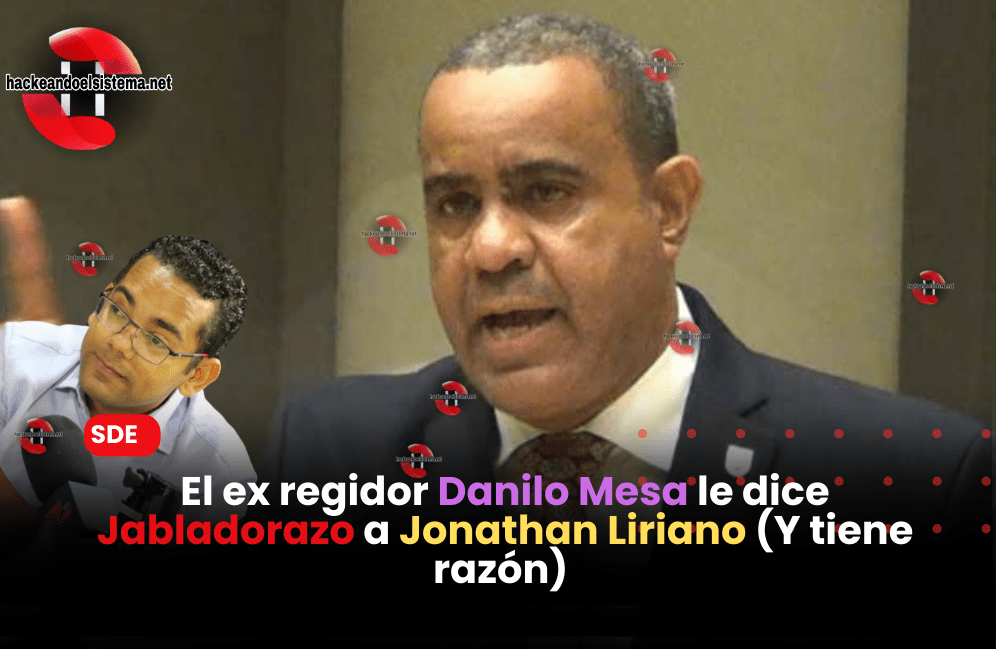 El ex regidor Danilo Mesa le dice Jabladorazo a Jonathan Liriano (Y tiene razón)