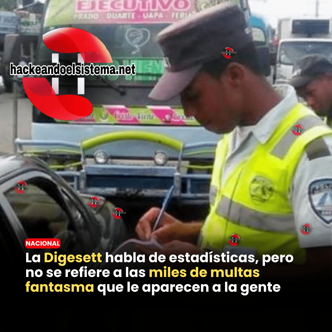 La Digesett habla de estadísticas, pero no se refiere a las miles de multas fantasma que le aparecen a la gente