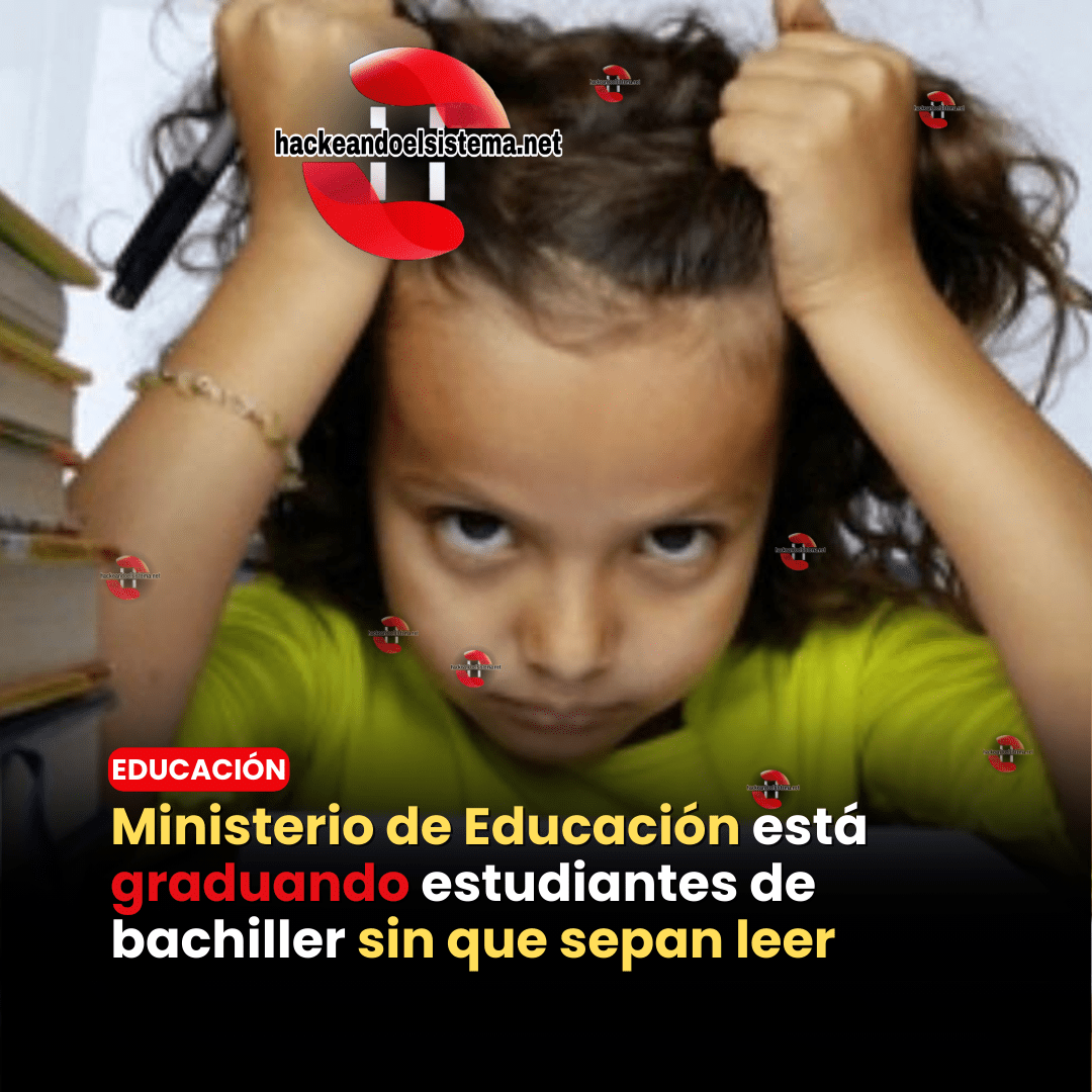 Ministerio de Educación está graduando estudiantes de bachiller sin que sepan leer