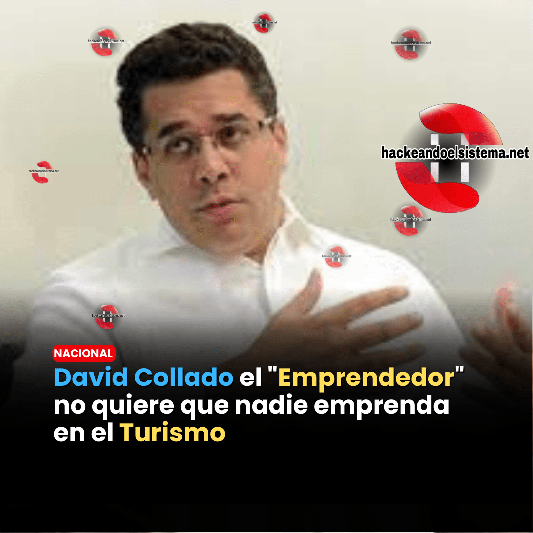David Collado el "Emprendedor" no quiere que nadie emprenda en el Turismo