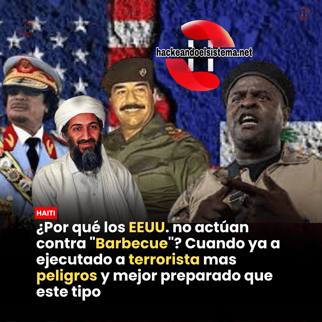 ¿Por qué los Estados Unidos no actúan contra "Barbecue"? Cuando ya a ejecutado a terrorista mas peligros y mejor preparado que este tipo