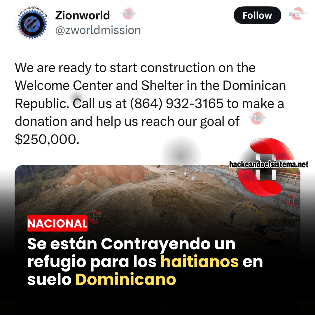 Se están Contrayendo un refugio para los haitianos en suelo Dominicano