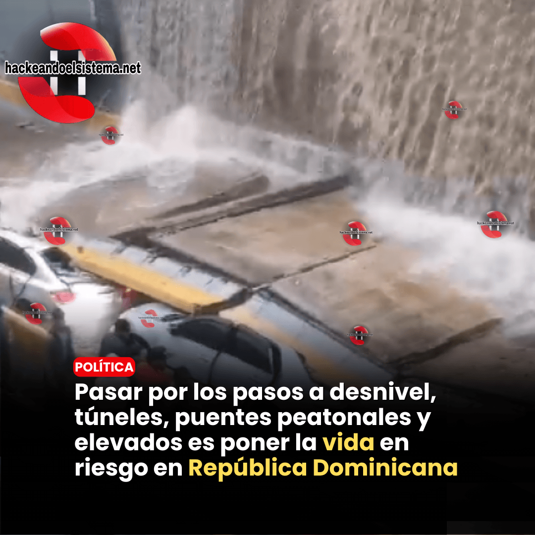 Pasar por los pasos a desnivel, túneles, puentes peatonales y elevados es poner la vida en riesgo en República Dominicana