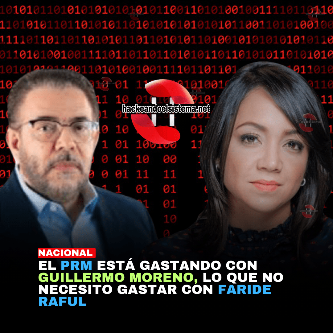 El PRM está gastando con Guillermo Moreno, lo que no necesito gastar con Faride Raful