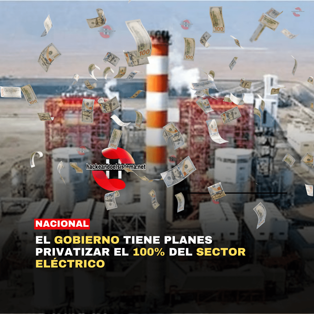 El Gobierno tiene planes PRIVATIZAR el 100% del sector Eléctrico