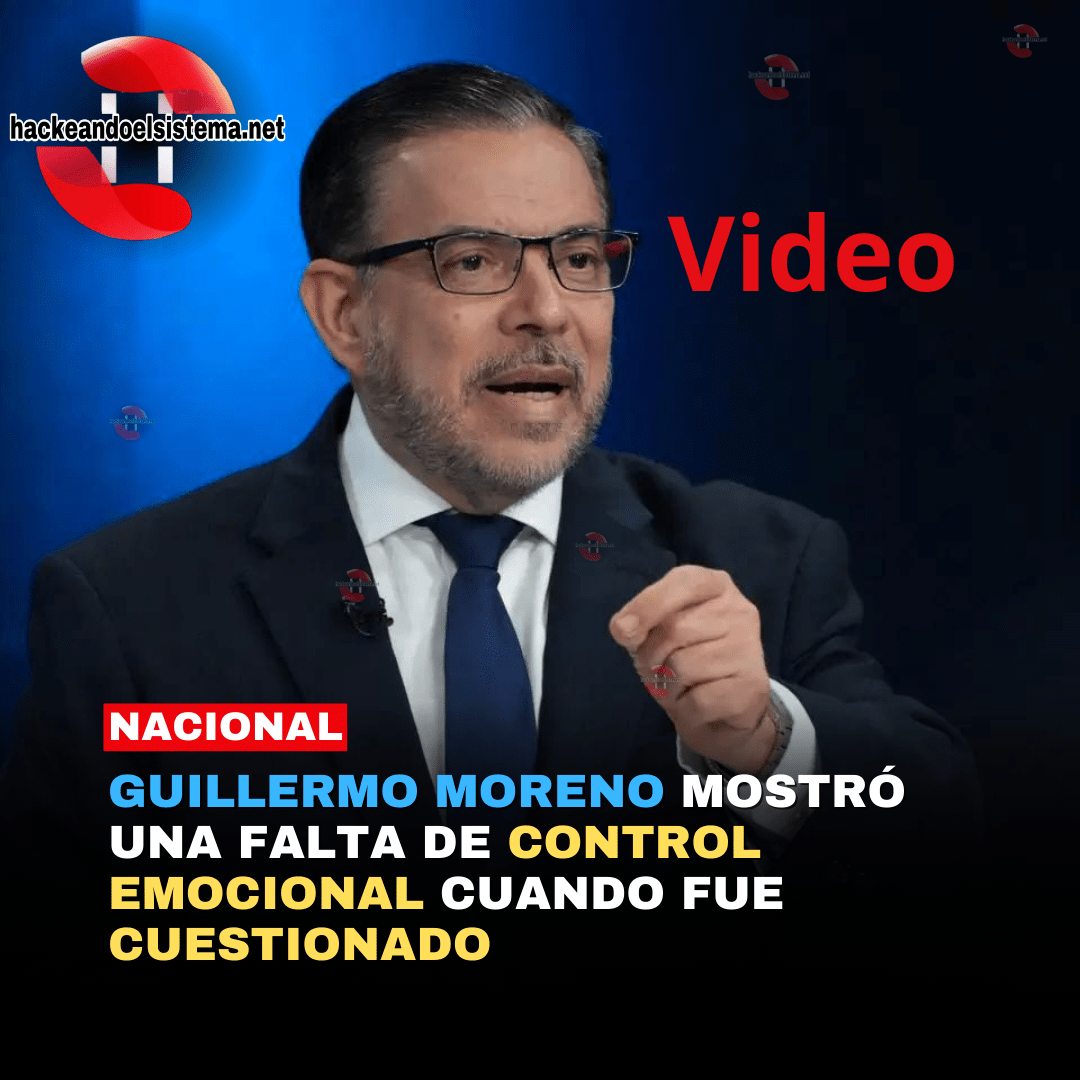 Guillermo Moreno mostró una falta de control emocional cuando fue cuestionado