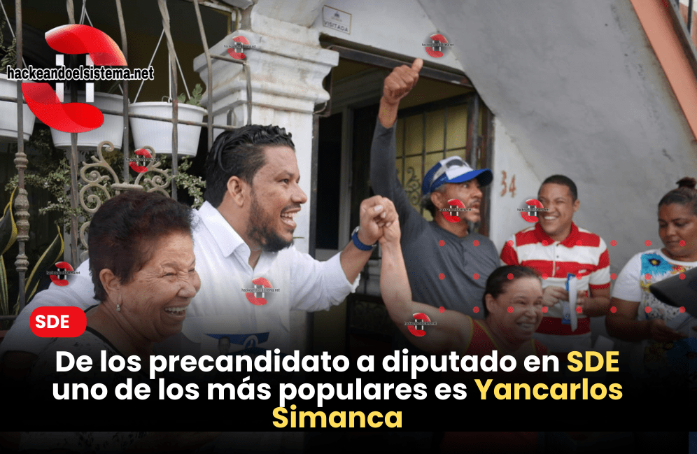 De los precandidato a diputado en SDE uno de los más populares es YeanCarlos Simanca