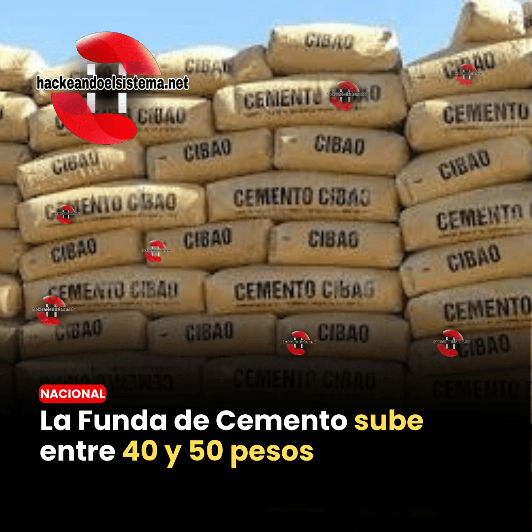 La Funda de Cemento sube entre 40 y 50 pesos