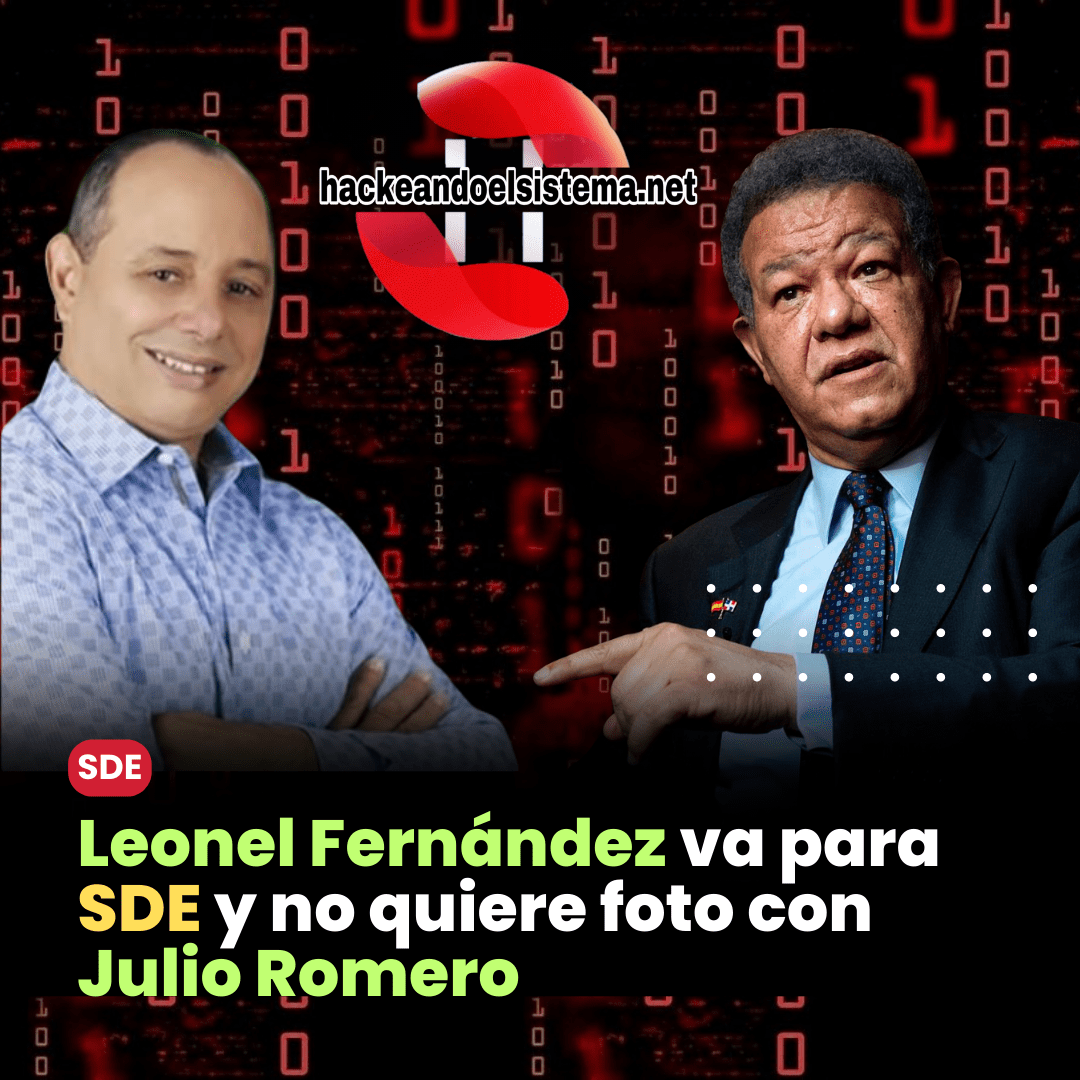 Leonel Fernández va para SDE y no quiere foto con Julio Romero