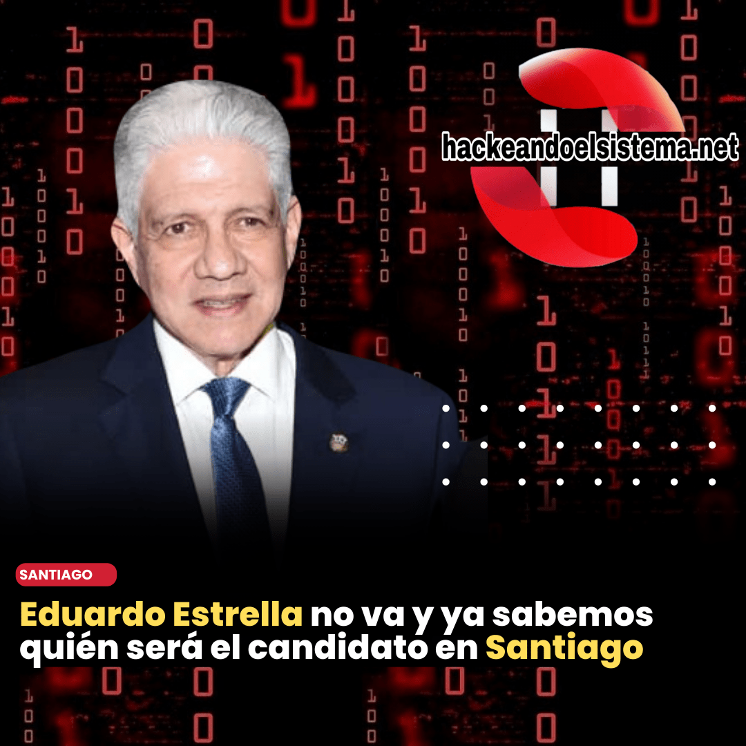 Eduardo Estrella no va y ya sabemos quién será el candidato en Santiago