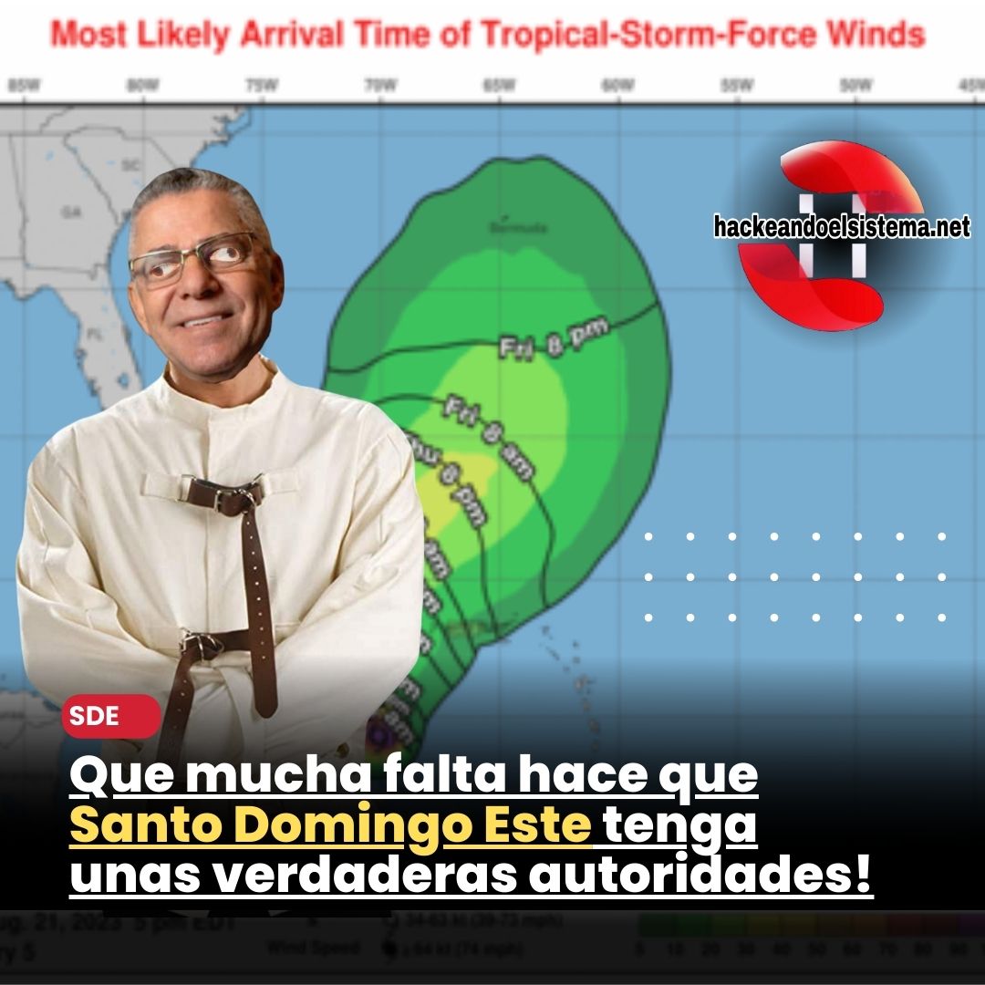 Que mucha falta hace que Santo Domingo Este tenga unas verdaderas autoridades!