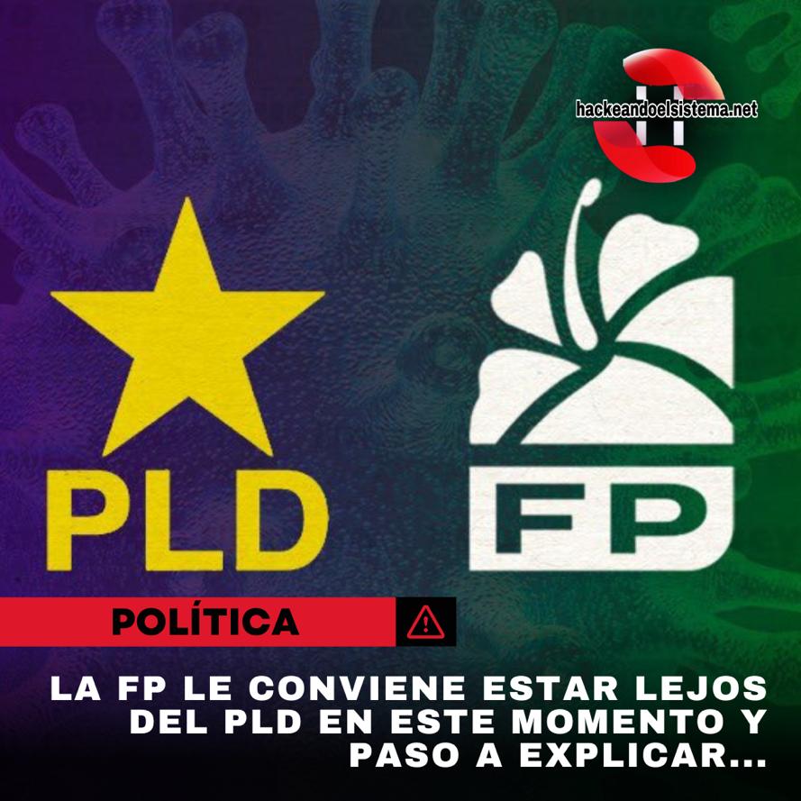 La FP le conviene estar lejos del PLD en este momento y paso a explicar...