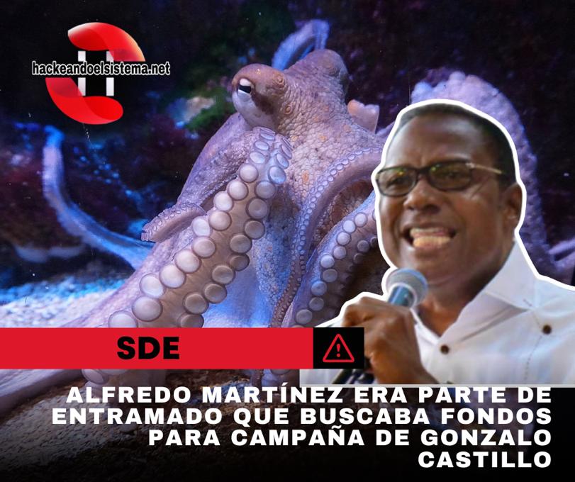 Alfredo Martínez era parte de entramado que buscaba fondos para campaña de Gonzalo Castillo