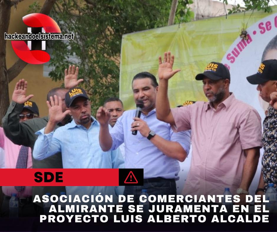Asociación de comerciantes del Almirante se juramenta en el proyecto Luis Alberto Alcalde