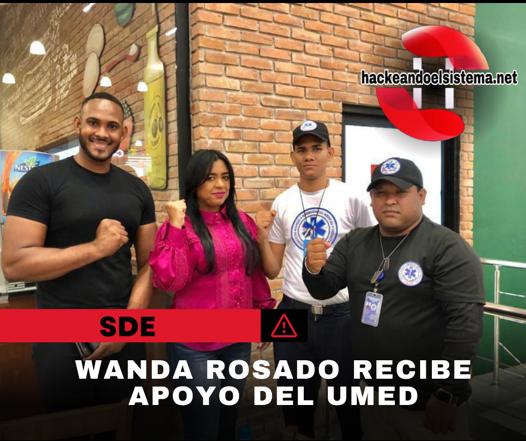 Wanda Rosado recibe apoyo del UMED