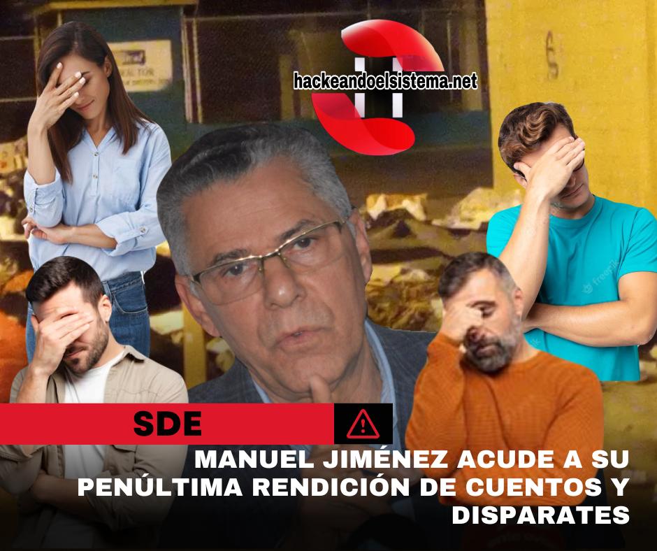 Manuel Jiménez acude a su penúltima rendición de cuentos y disparates