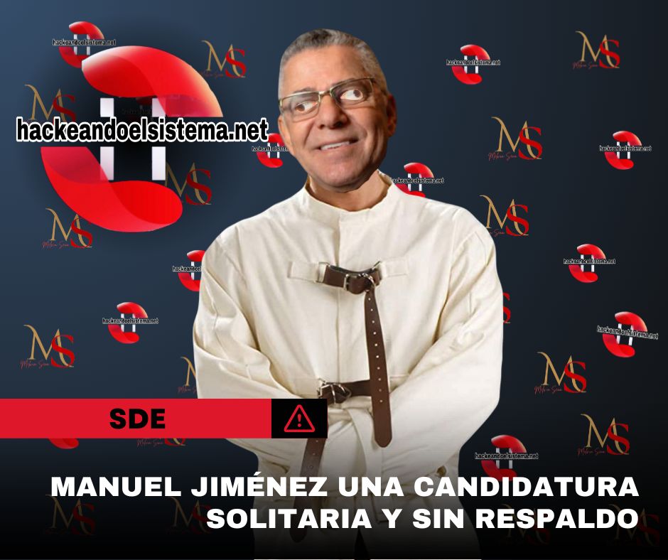 Manuel Jiménez una candidatura solitaria y sin respaldo