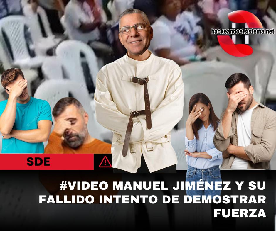 #Video Manuel Jiménez y su fallido intento de demostrar fuerza
