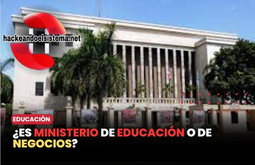 ¿Es ministerio de educación o de negocios?